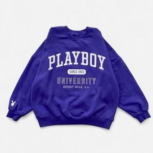 PacSun Purple PLAYBOY University Sweatshirt